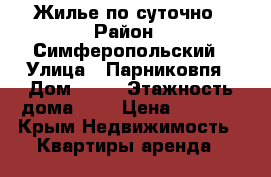 Жилье по суточно › Район ­ Симферопольский › Улица ­ Парниковпя › Дом ­ 15 › Этажность дома ­ 2 › Цена ­ 1 000 - Крым Недвижимость » Квартиры аренда   